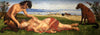A Satyr Mourning Over A Nymph - Large Art Prints