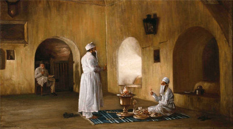 A Zorostrian Ceremony - Erachaw Pestonji - Canvas Prints by Erachaw Pestonji