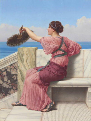 A Signal - Posters by John William Godward