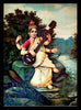 Set of 3 Ganesh Lakshmi Saraswati - Raja Ravi Varma  - Framed Canvas - Small (12 x 15) inches each