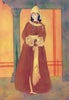 Standing Woman - Abdur Chugtai Painting - Framed Prints