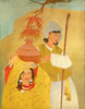Heer Ranjha - Abdur Rahman Chugtai - Canvas Prints