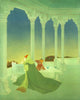 Jahan Ara At The Taj - Abdur Rahman Chugtai - Art Prints
