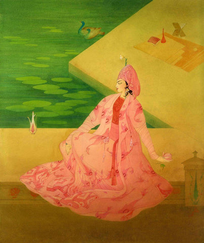 Nur Jahan - Abdur Rahman Chugtai - Art Prints