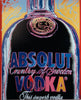 Absolut Vodka Artsy Version - Canvas Prints