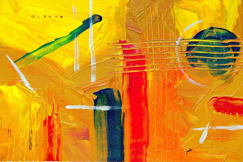 Abstract Expressionism - Birth Of Music - Posters by Tallenge Store