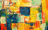 Abstract Expressionism -  City Blocks - Canvas Prints