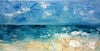 Seascape - Modern Abstract Painting - Set Of 2 Gallery Wrap (18 x 36 inches) each