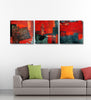 Abstract Red Oil Painting - Art Panels