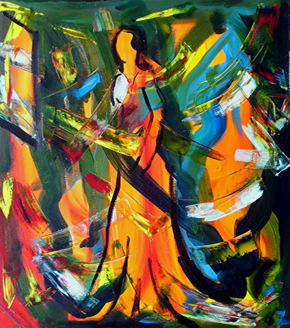 Abstract Woman - Canvas Prints