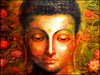 Acrylic Painting - Beautiful And Divine Buddha - Framed Prints
