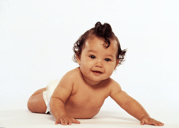 Adorable Baby With A Cowlick - Life Size Posters