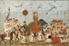 Indian Miniature Art - African Rulers Of India - Canvas Prints
