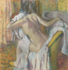After the Bath, Woman Drying Herself - Canvas Prints