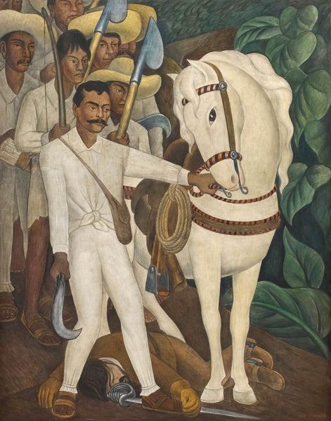 Agrarian Leader Zapata - Diego Rivera - Life Size Posters