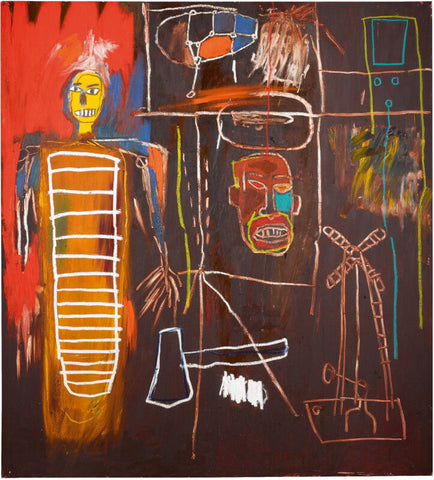 Air Power, 1984 – Jean-Michel Basquiat - Neo Expressionist Painting by Jean-Michel Basquiat