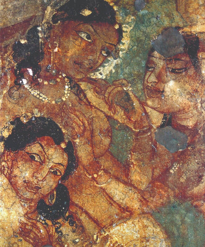 Ajantha And Ellora Cave Art - Buddha - Canvas Prints by Anzai