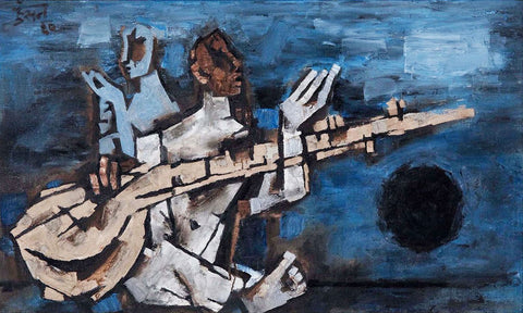 Alap - Husain - Canvas Prints