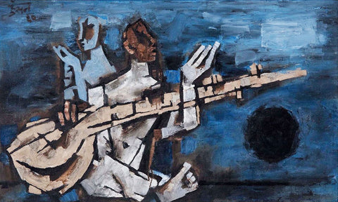 Alap - Husain by M F Husain