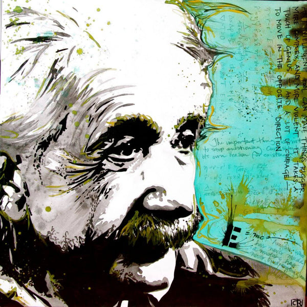 Albert Einstein - Pop Art Painting - Art Prints