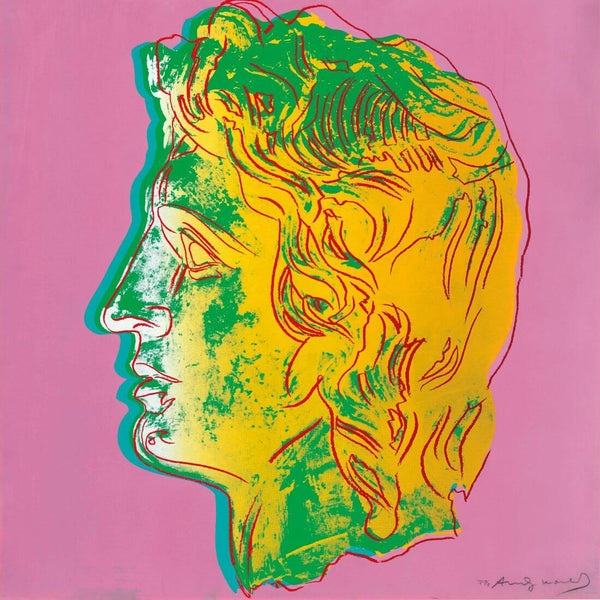 Alexander The Great - Pink and Green - Andy Warhol - Pop Art Painting - Posters