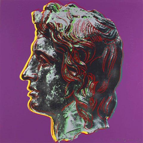 Alexander The Great - Purple - Andy Warhol - Pop Art Painting - Canvas Prints