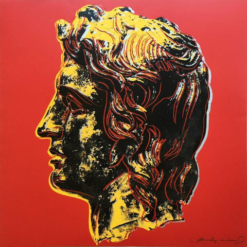 Alexander The Great - Canvas Prints by Andy Warhol