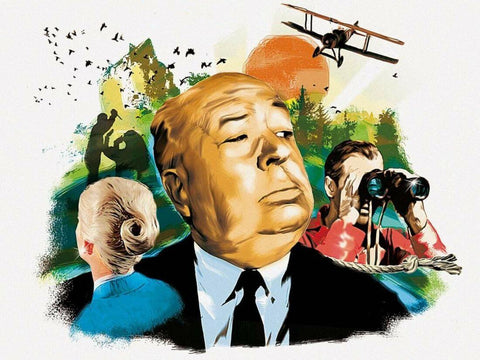 Alfred Hitchcock - Master of Suspense - Art Prints