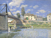 Bridge at Villeneuve-la-Garenne - Canvas Prints