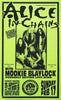 Alice In Chains (With Pearl Jam Debuting as Mookie Blaylock) 1991 Seattle - Vintage Rare Rock Concert Poster - Art Prints
