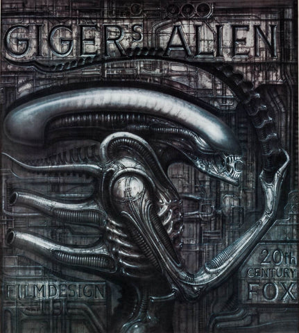 Alien - H R Giger - Sci Fi Poster - Canvas Prints