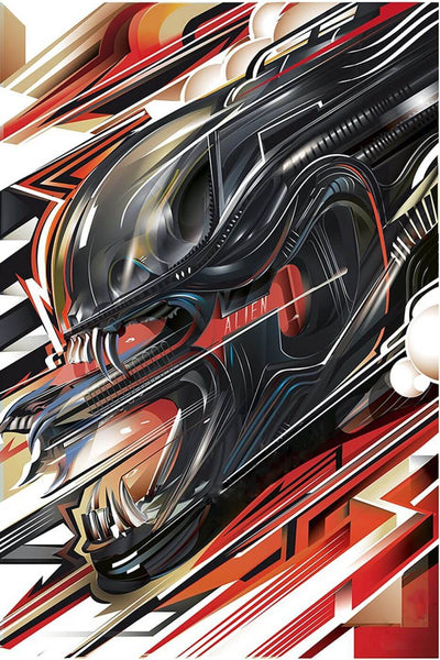 Alien - Tallenge Sci-Fi Hollywood Movie Poster - Framed Prints