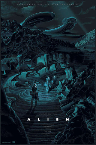 Alien - Tallenge Sci Fi Classic Hollywood Movie Poster Collection by Tim
