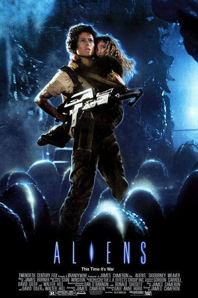 Aliens 1986 - Michael Biehn- Hollywood Science Fiction English Movie Poster - Canvas Prints