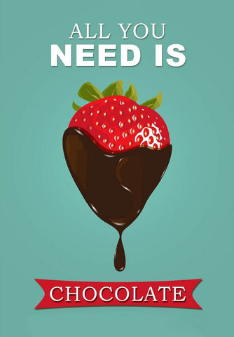 All You Need Is Chocolate - Canvas Prints