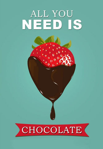 All You Need Is Chocolate - Posters by Tallenge Store