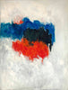 Almost Red White And Blue - Abstract Expressionism Painting - Canvas Prints