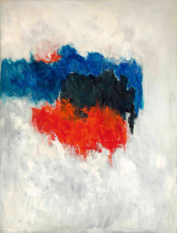 Almost Red White And Blue - Abstract Expressionism Painting - Posters