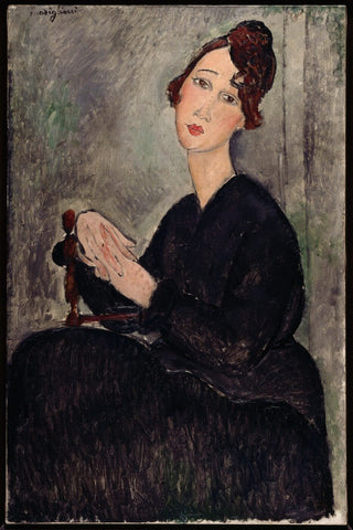 Portrait of Dedie – Ritratto di Dedie by Amedeo Modigliani