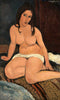Amedeo Modigliani - Seated Nude - 1917 - Canvas Prints