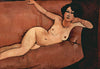 Amedeo Modigliani - Nude On Sofa Almaisa - 1916 - Framed Prints