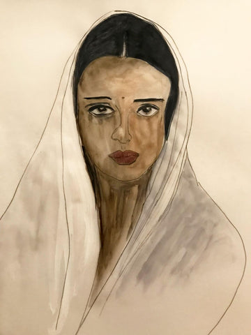 Amrita Sher-Gil Self-Portrait by Amrita Sher-Gil