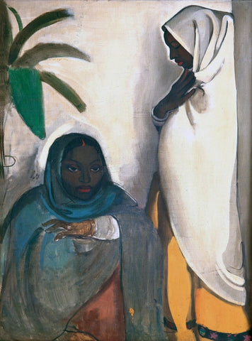Two Women - Posters by Amrita Sher-Gil