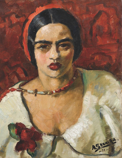 Self-Portrait by Amrita Sher-Gil | Tallenge Store | Buy Posters, Framed Prints & Canvas Prints