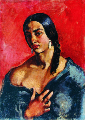 Indian Art - Amrita Sher-Gil - Self In Making - Life Size Posters by Amrita Sher-Gil