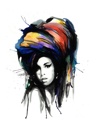 Amy Winehouse Art - Art Prints by Sina Irani
