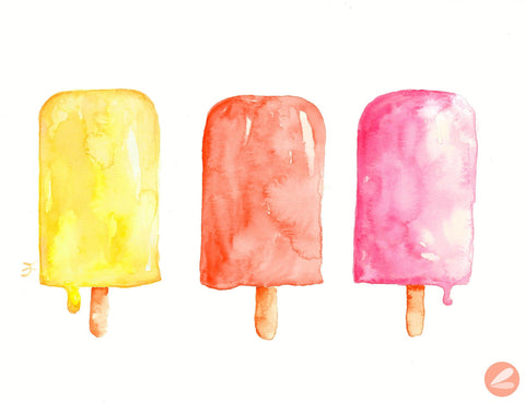 An Ice Lolly - Framed Prints