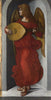 An Angel in Red with a Lute - Posters