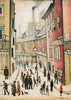 An Old Street - L S Lowry - Canvas Prints