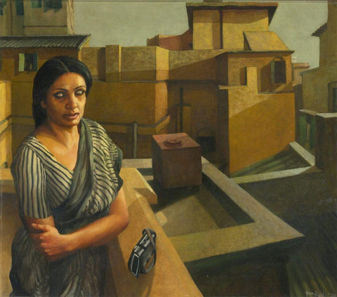 And The Twilight - Bikas Bhattacharji - Indian Contemporary Art Painting - Art Prints